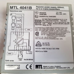 Measurement Technology Mtl4041B Proximity Switch Isolation Barrier 20-35Vdc