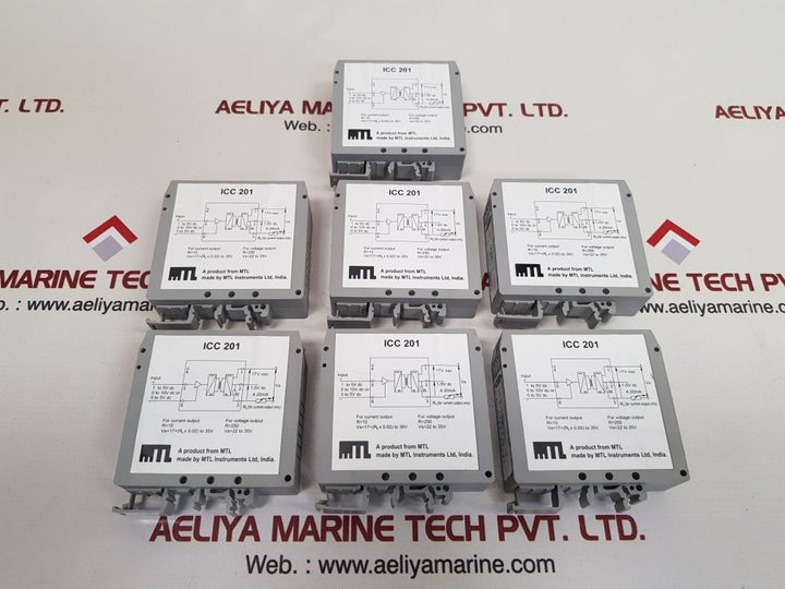 Mtl icc 201 voltage to current/voltage isolator icc201-i2-01