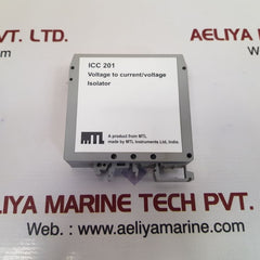 Mtl icc 201 voltage to current/voltage isolator icc201-i2-01