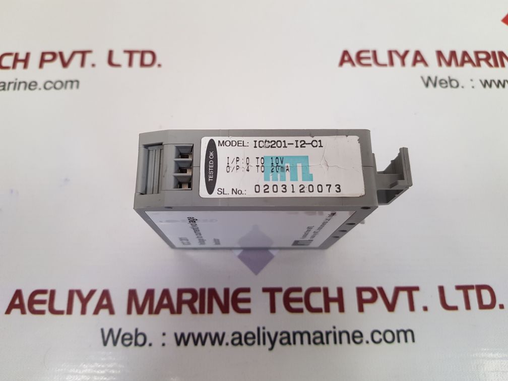 Mtl icc 201 voltage to current/voltage isolator icc201-i2-01
