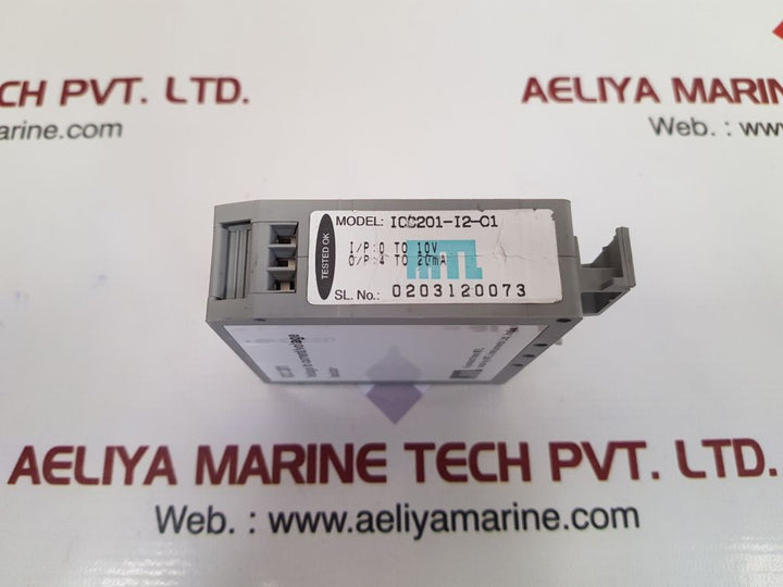 Mtl icc 201 voltage to current/voltage isolator icc201-i2-01