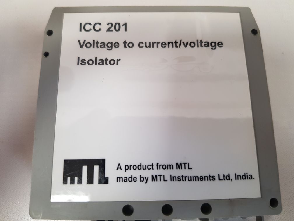 Mtl icc 201 voltage to current/voltage isolator icc201-i2-01