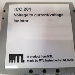 Mtl icc 201 voltage to current/voltage isolator icc201-i2-01