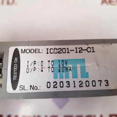 Mtl icc 201 voltage to current/voltage isolator icc201-i2-01