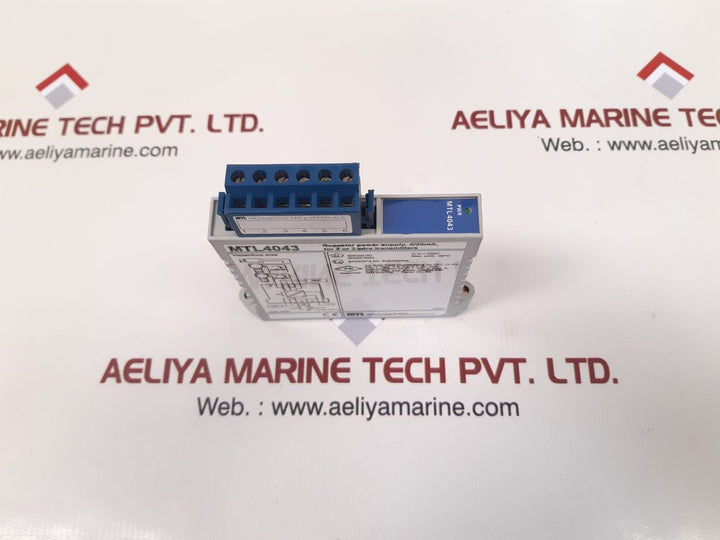 Measurement technology mtl 4043 repeater power supply Used