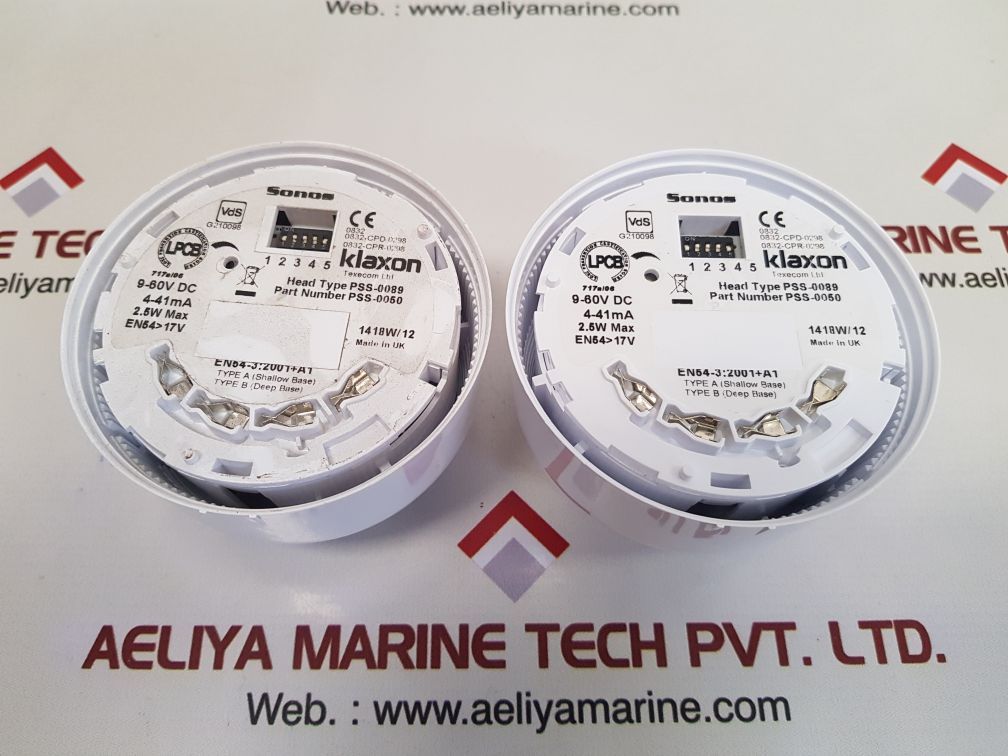 Klaxon Pss-0050, Pss-0089 9-60V Dc
