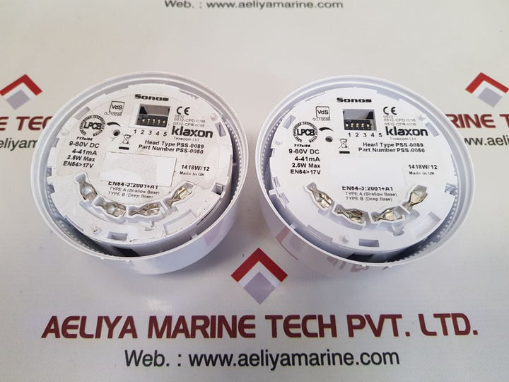 Klaxon Pss-0050, Pss-0089 9-60V Dc