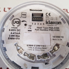 Klaxon Pss-0050, Pss-0089 9-60V Dc