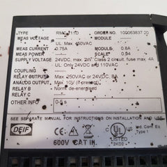 Deif Rmc-111D Current Relay