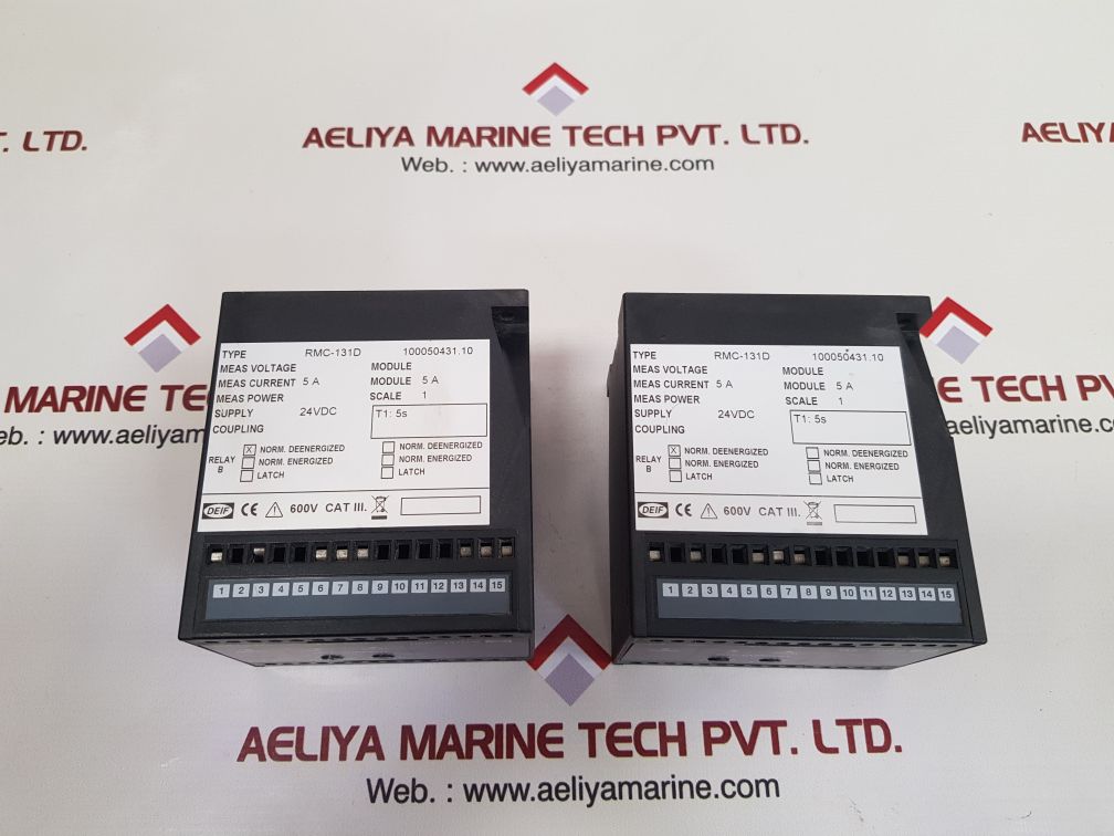 Deif rmc-131d/2 differential current relay 100050431.10