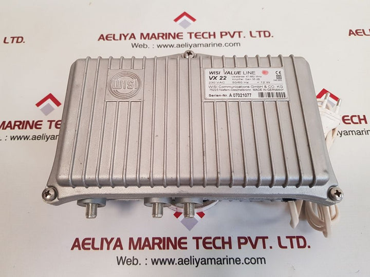 Wisi Vx 22 Value Line Amplifier 47-862 Mhz 35 Db 230 Vac 50/60 Hz Less Than 12 W