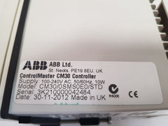 Abb Cm30/0sms0e0/std Controlmaster Controller 100-240v Ac 50/60hz 10w
