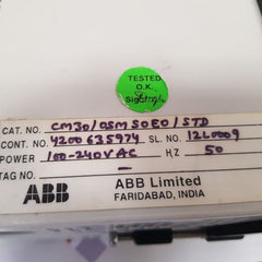 Abb Cm30/0sms0e0/std Controlmaster Controller 100-240v Ac 50/60hz 10w