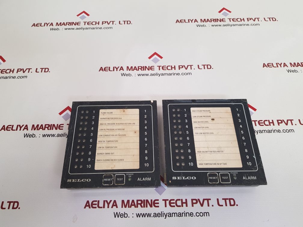 Selco m1000 alarm annunciator unit m1000-24-10b