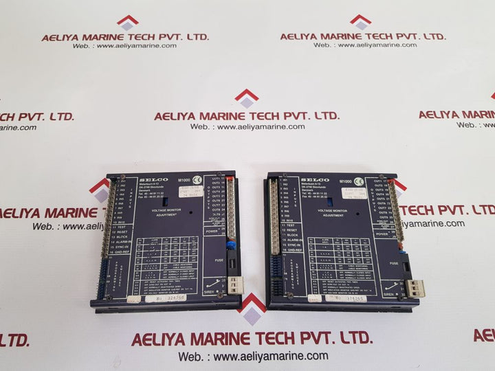 Selco m1000 alarm annunciator unit m1000-24-10b