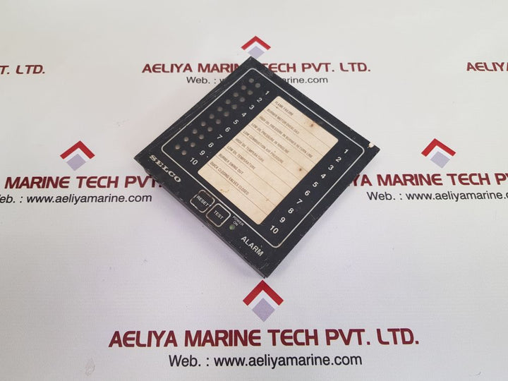 Selco m1000 alarm annunciator unit m1000-24-10b