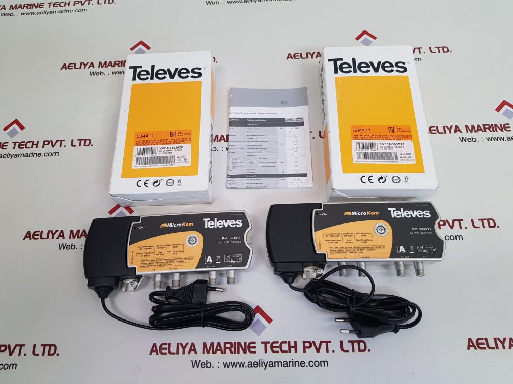 Televes 534411 Microkom T4 35Ret65 Multiband Amplifier
