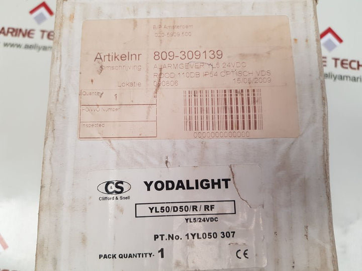 Clifford & snell yl50/d50/r/rf fire alarm sounder
