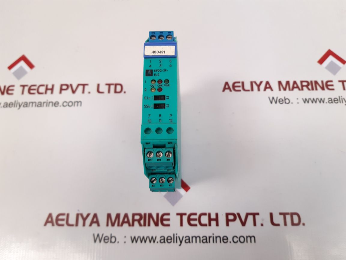 Pepperl+fuchs kfd2-sr-ex2 k-system safety relay module 34784