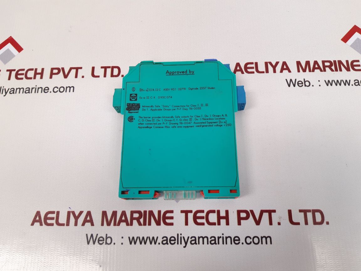 Pepperl+fuchs kfd2-sr-ex2 k-system safety relay module 34784