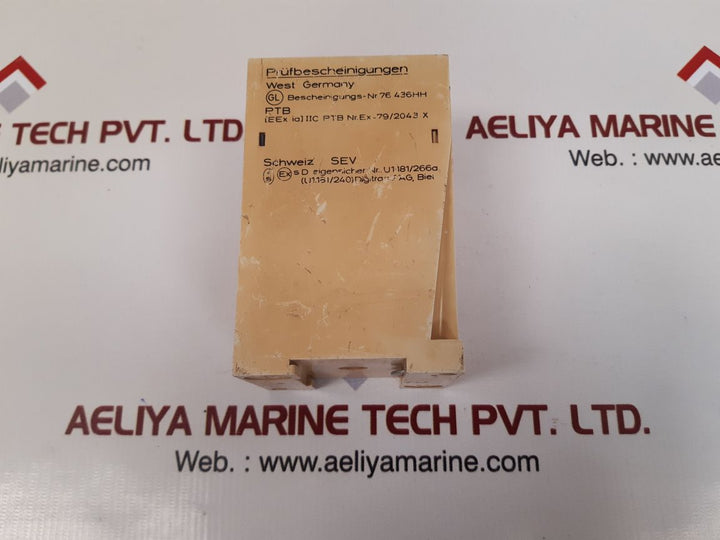 Pepperl+Fuchs We 77/Ex1-2U Isolated Switch Amplifier Relay 250V/4A/500Va