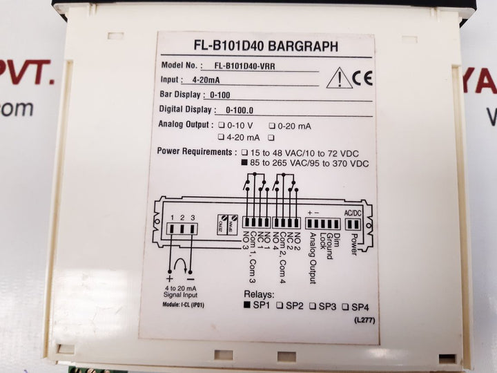 Fl-b101D40-vrr Flow Meter