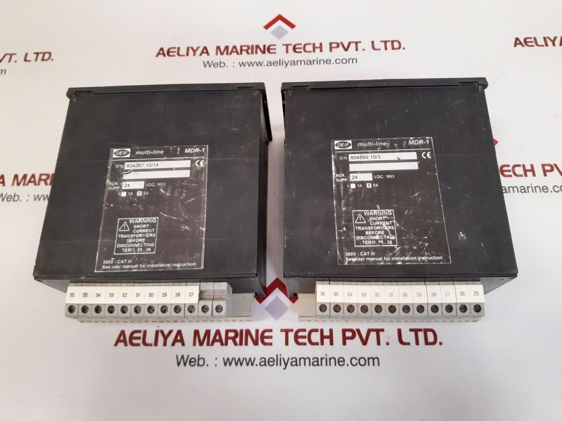 Deif Multi-line Mdr-1 Differential Relay 24Vdc 10W