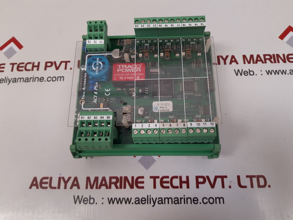 Stein Sohn Aci 6 Plus Analog Current Input Module F101003A Rev. L