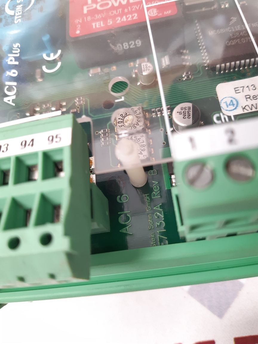 Stein Sohn Aci 6 Plus Analog Current Input Module F101003A Rev. L