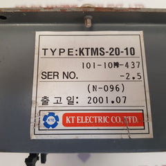 Kt Electric Ktms-20-10 Alarm Panel, Kte