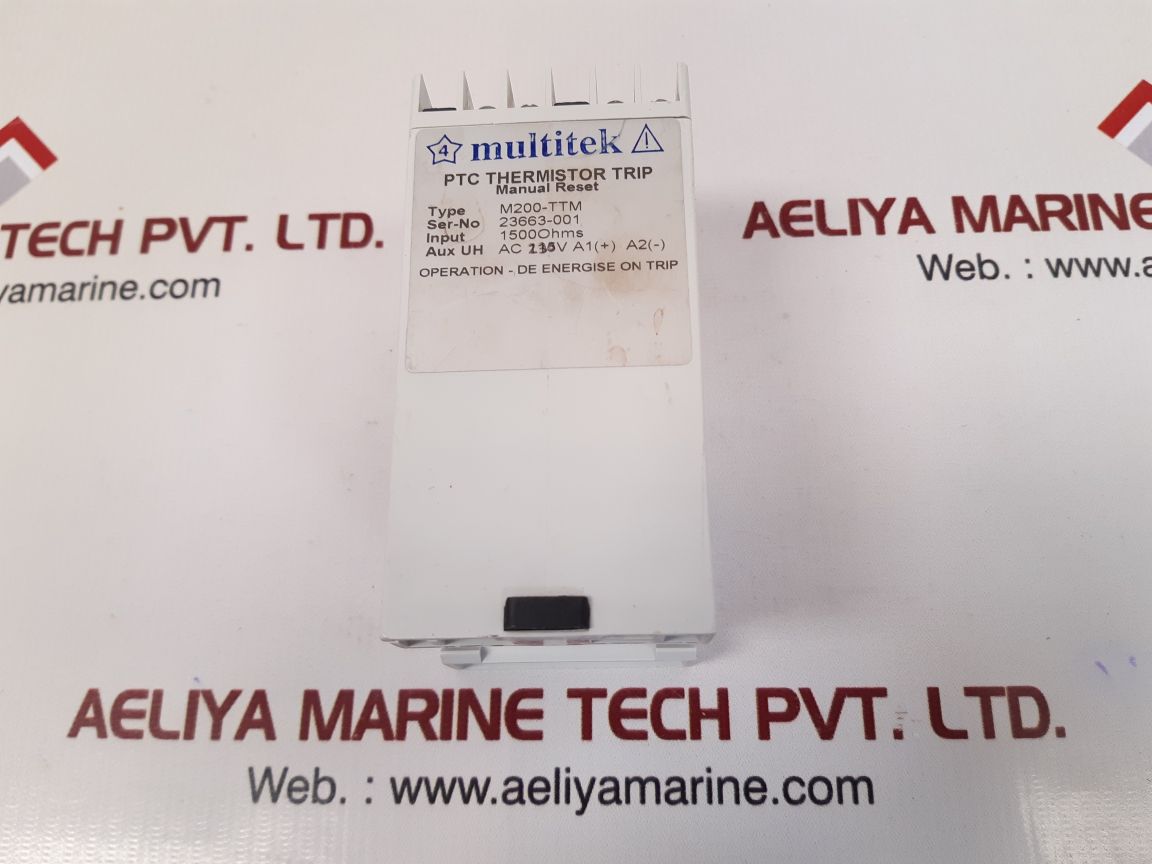 Multitek M200-ttm Ptc Thermistor Trip Relay