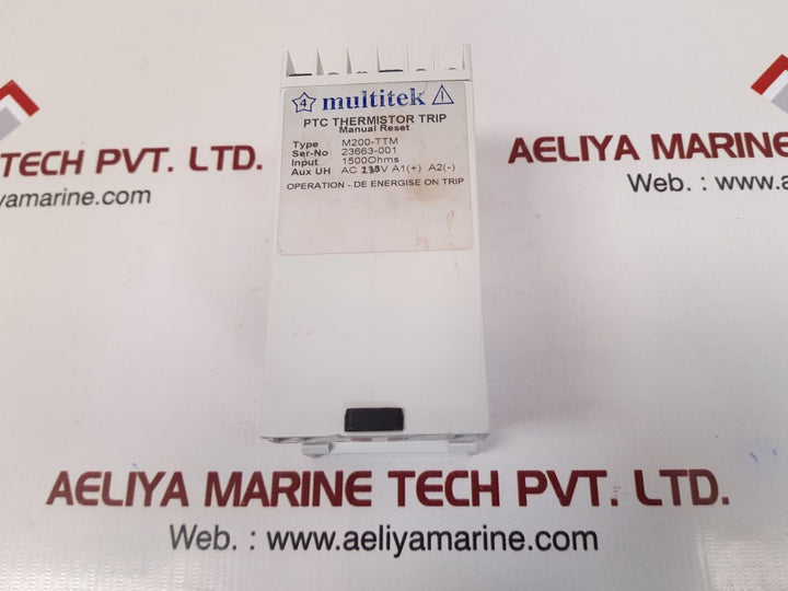 Multitek M200-ttm Ptc Thermistor Trip Relay