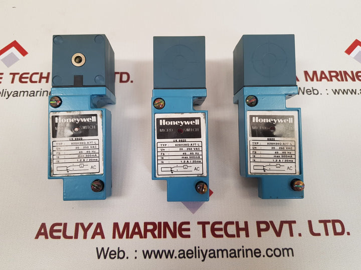 Honeywell 928H26Q-A7T-L Micro Switch 20-250VAC 45-65Hz