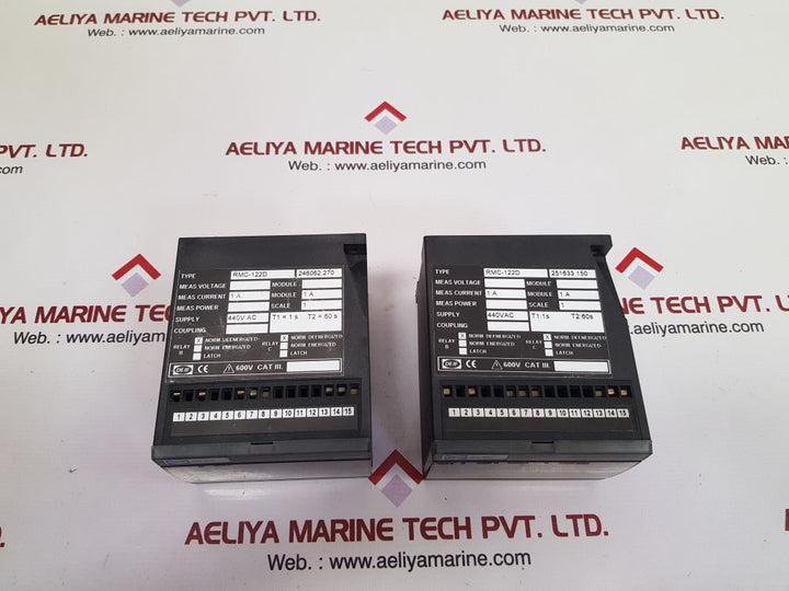 Deif Rmc-122D Short Circuit And Overcurrent Relay 440V Ac