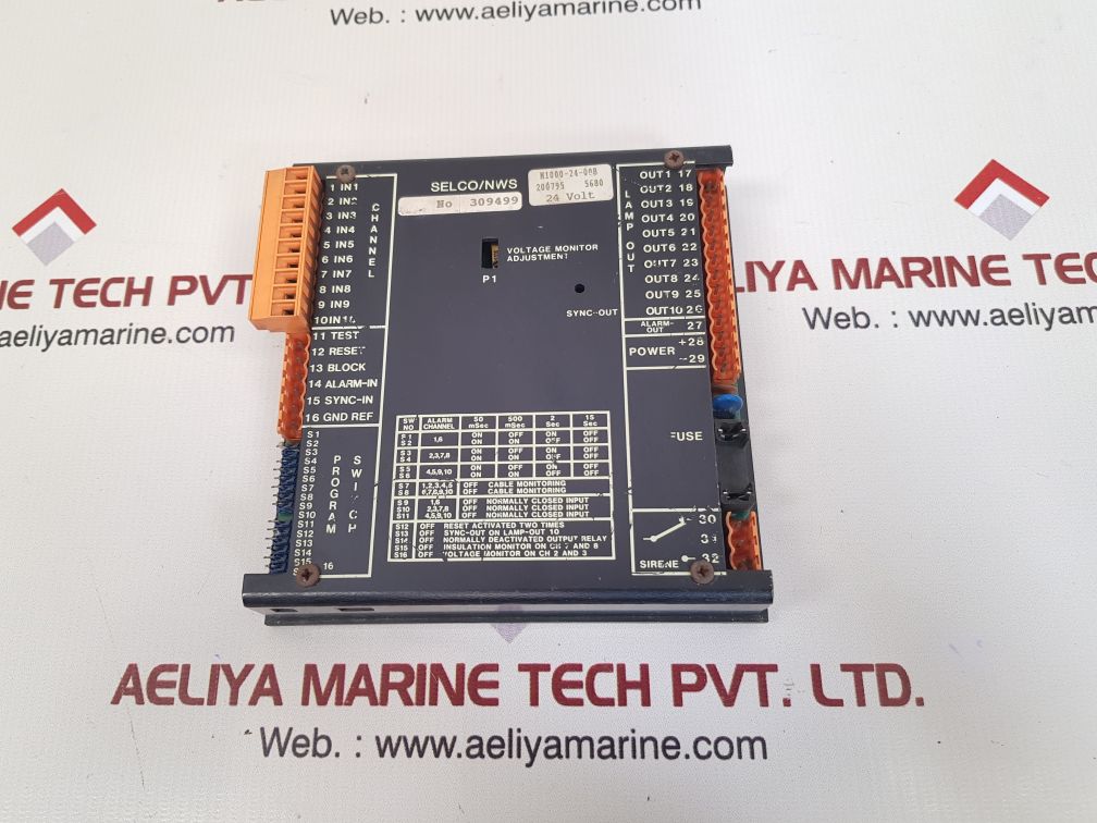 Selco/Nws M1000-24-00B Alarm Annunciator