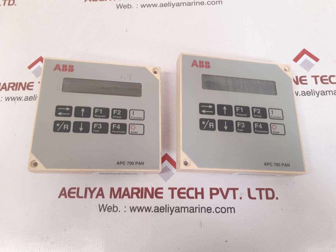 Abb apc 700 pan control panel