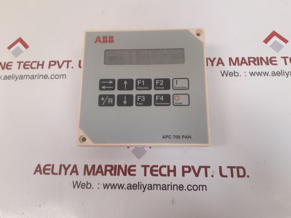 Abb apc 700 pan control panel