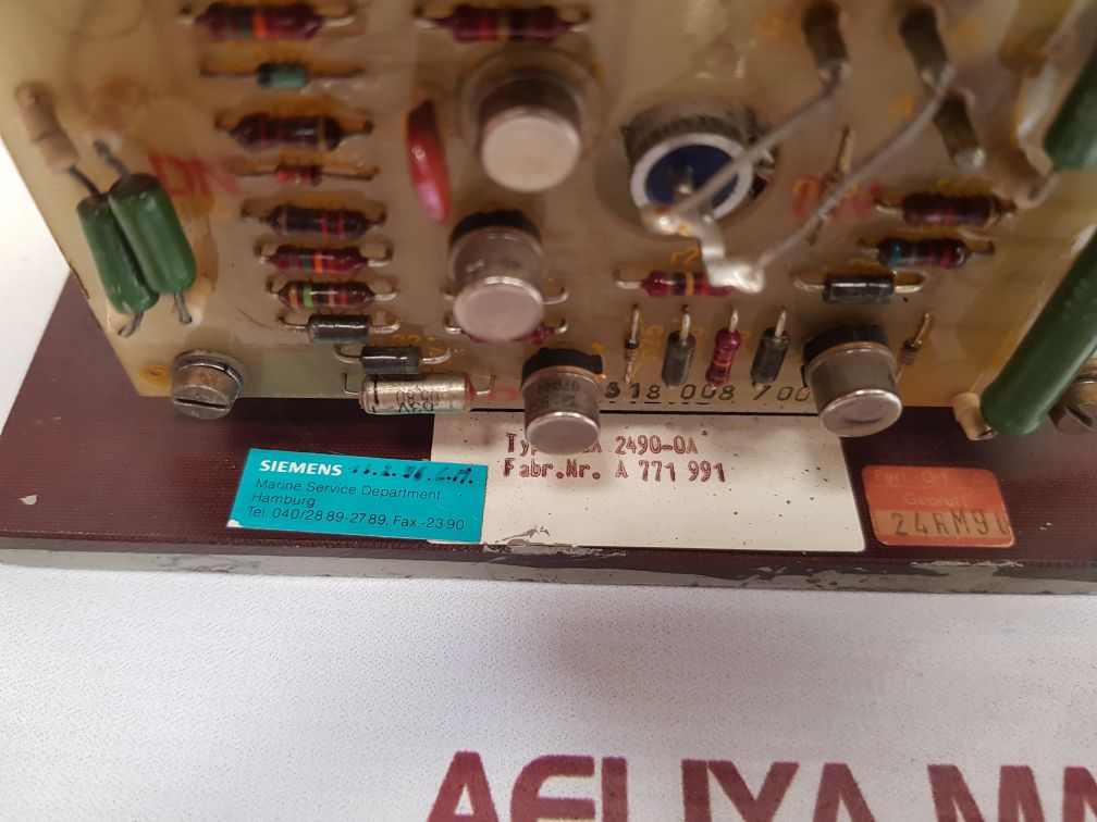 Siemens 6Ga2490-0A Automatic Voltage Regulator