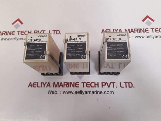 Omron 61F-gp-n Floatless Level Switch 200 Vac 50/60Hz