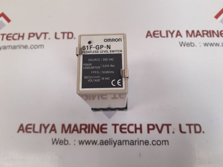 Omron 61F-gp-n Floatless Level Switch 200 Vac 50/60Hz