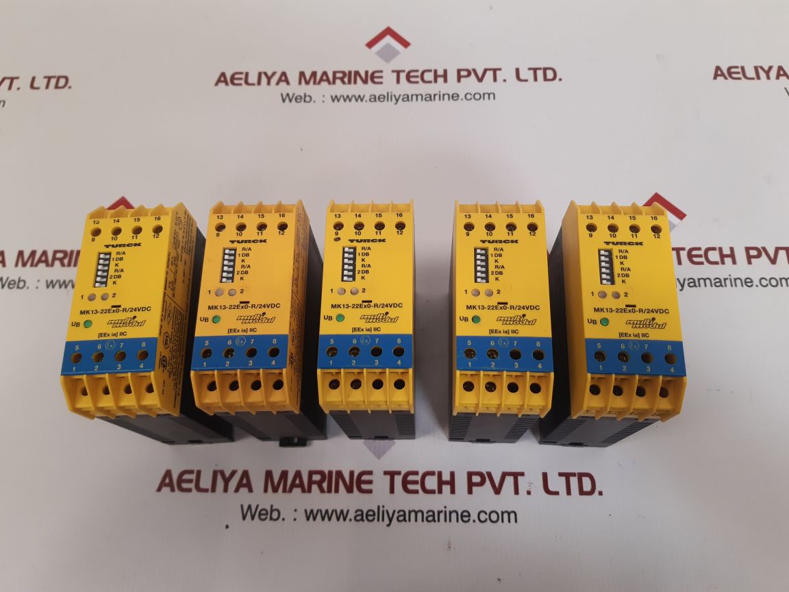 Turck mk13-22ex0-r/24vdc isolating switching amplifier