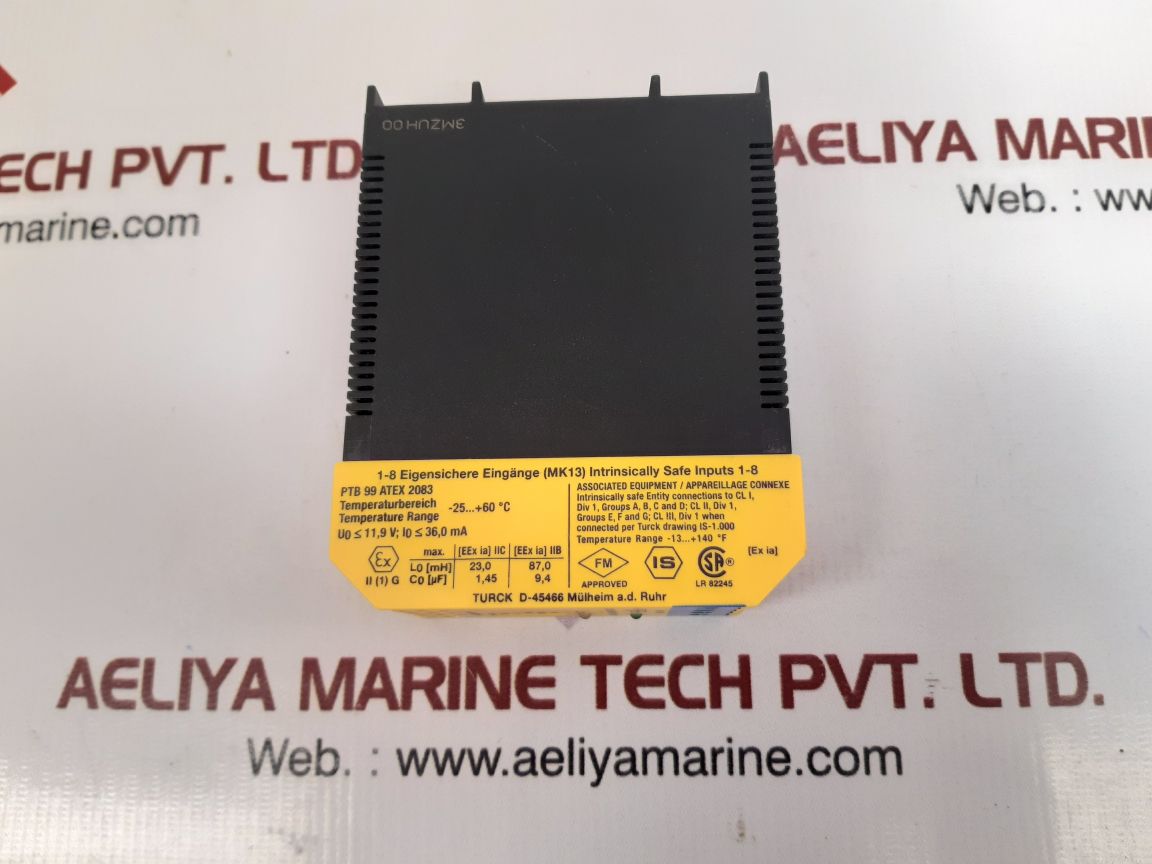 Turck mk13-22ex0-r/24vdc isolating switching amplifier
