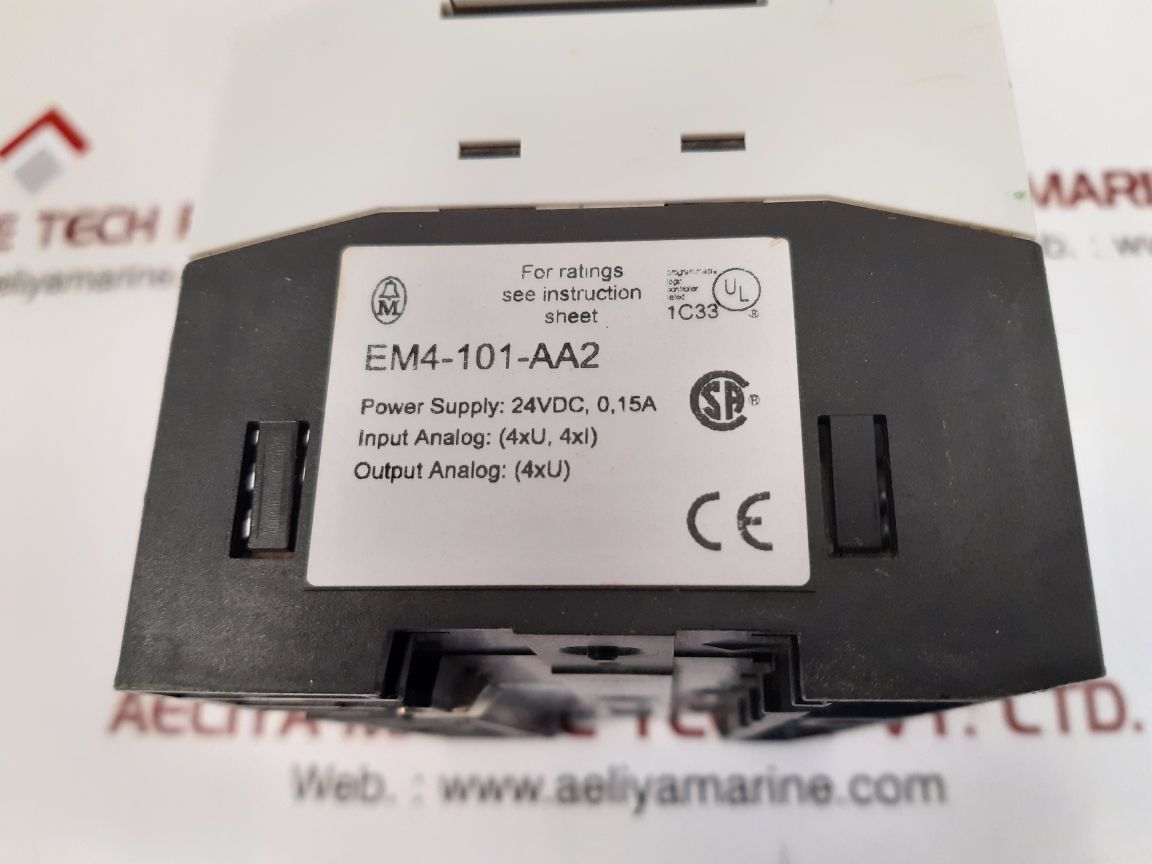 Moeller Em4-101-aa2 Analog Module 24Vdc 0 15A Em4-101-aa201
