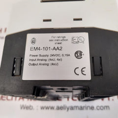 Moeller Em4-101-aa2 Analog Module 24Vdc 0 15A Em4-101-aa201