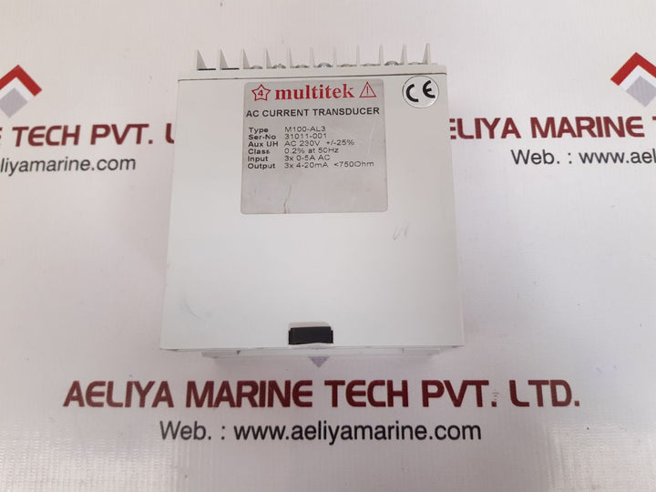 Multitek M100-al3 Ac Current Transducer Ac 230V