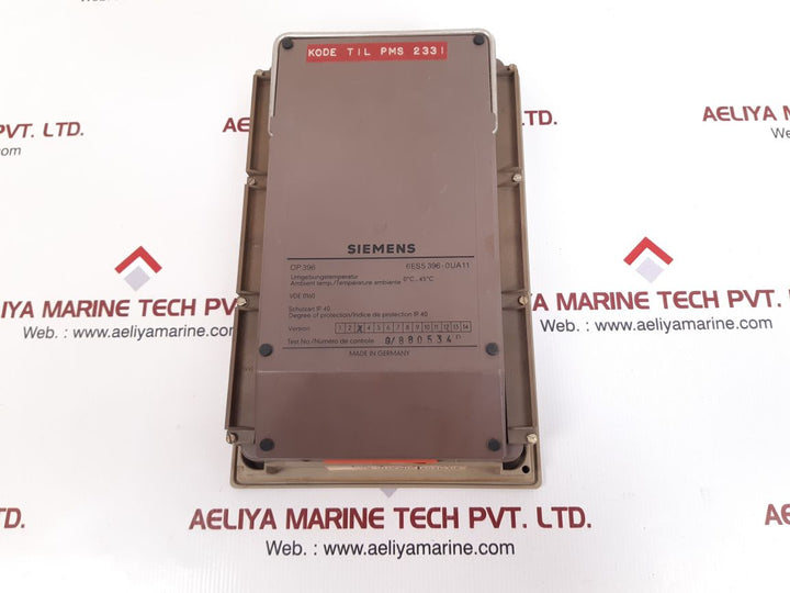 Siemens 6es5 982-3ub11 operator panel 6es5 396-0ua11