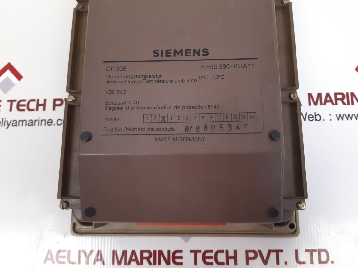 Siemens 6es5 982-3ub11 operator panel 6es5 396-0ua11