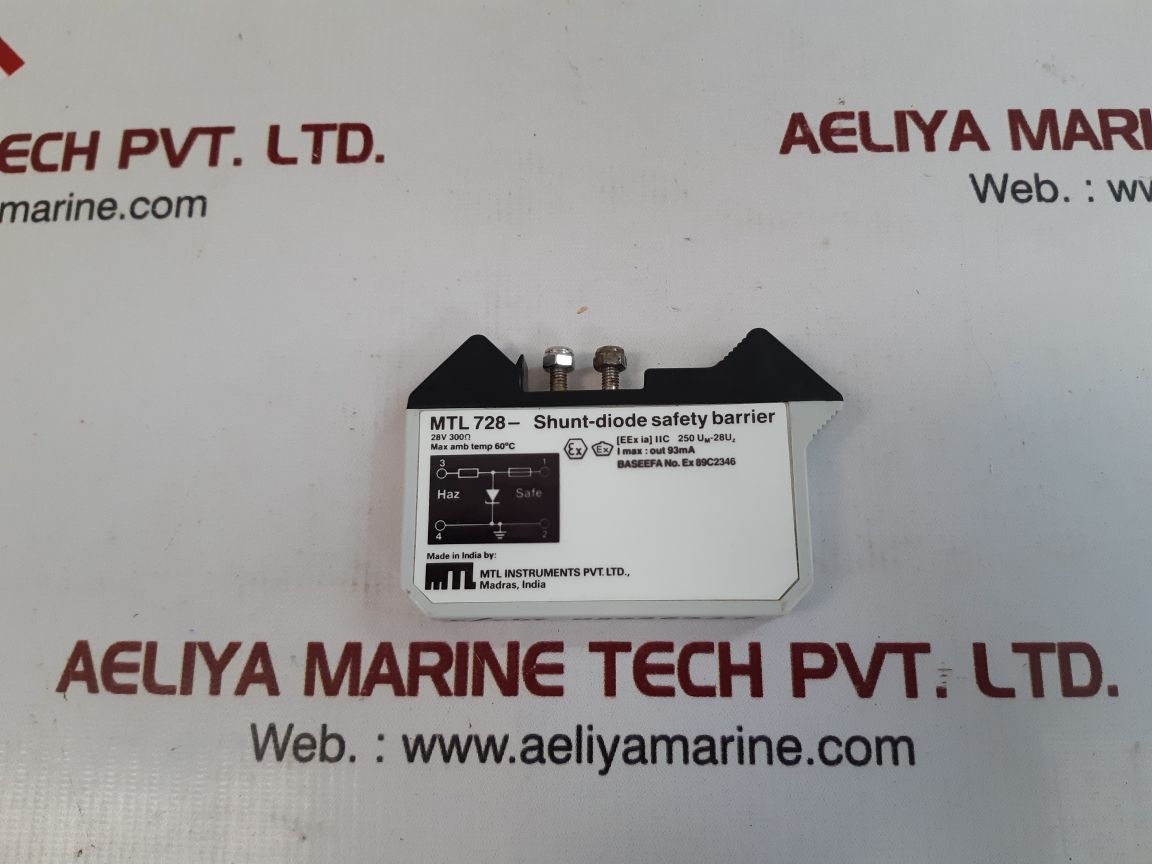 MTL 728- Shunt-Diode Safety Barrier 28V 93mA EX 89C2346 (3-20pcs)