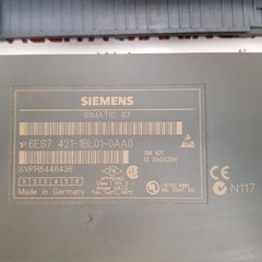 Siemens Simatic S7 6Es7 421-1Bl01-0Aa0 Input Module