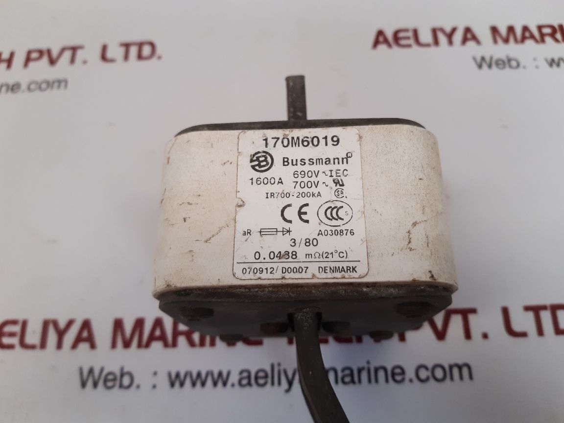 Bussmann 170M6019 High Speed Square Body Fuse